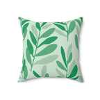 Green Plants Are Good Square Pillow Home Decor Pink Sweetheart