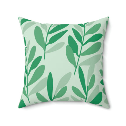 Green Plants Are Good Square Pillow Home Decor Pink Sweetheart