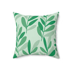 Green Plants Are Good Square Pillow Home Decor Pink Sweetheart