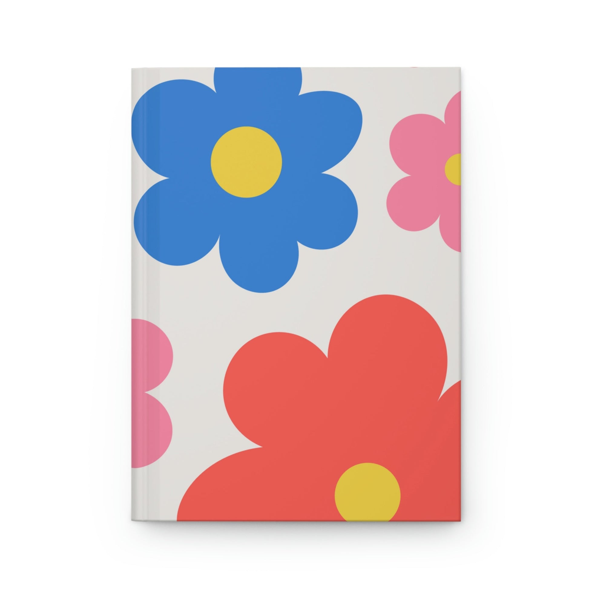 Groovy Florals Hardcover Matte Journal Paper products Pink Sweetheart