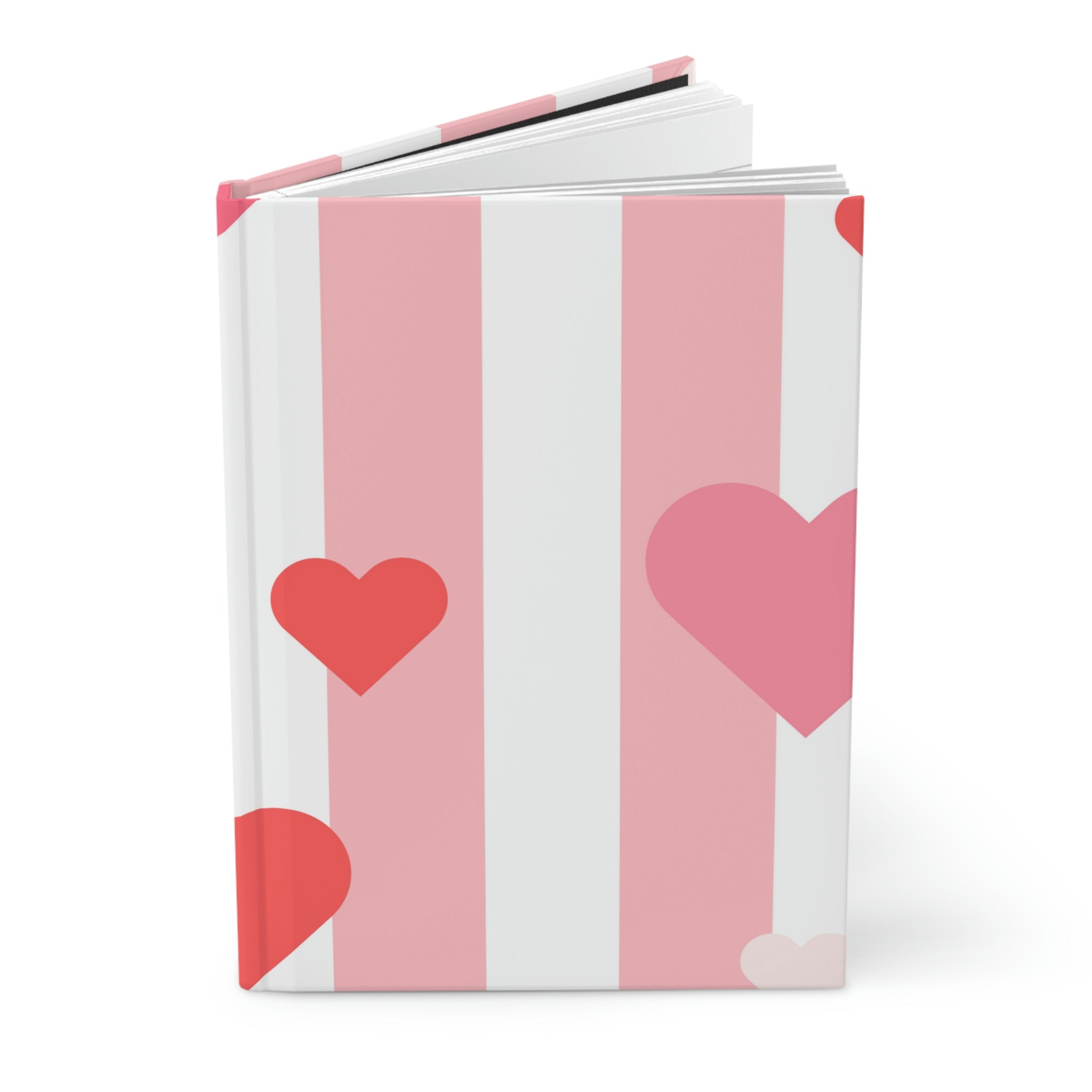 Hearts of Love Hardcover Matte Journal Paper products Pink Sweetheart
