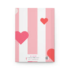 Hearts of Love Hardcover Matte Journal Paper products Pink Sweetheart