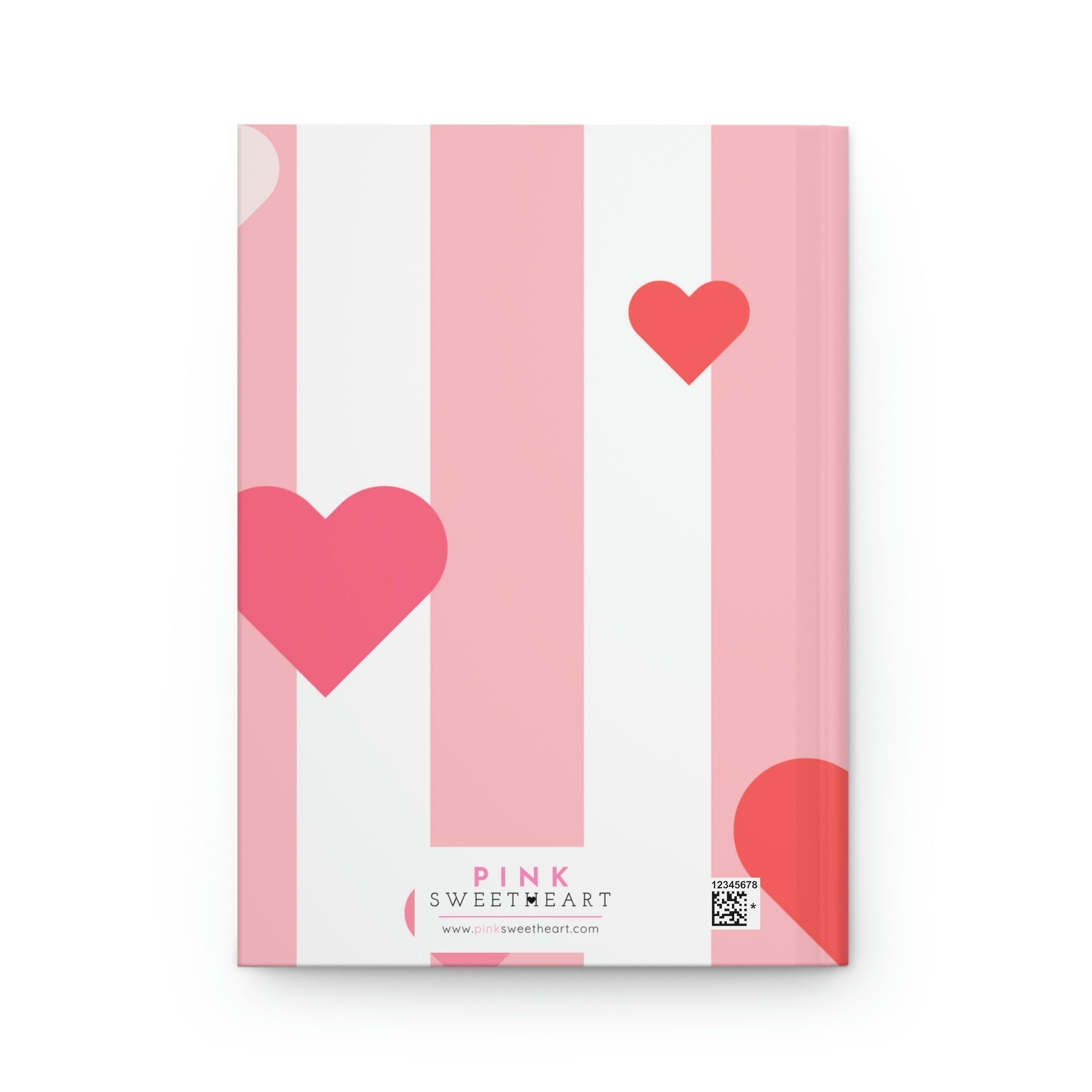 Hearts of Love Hardcover Matte Journal Paper products Pink Sweetheart