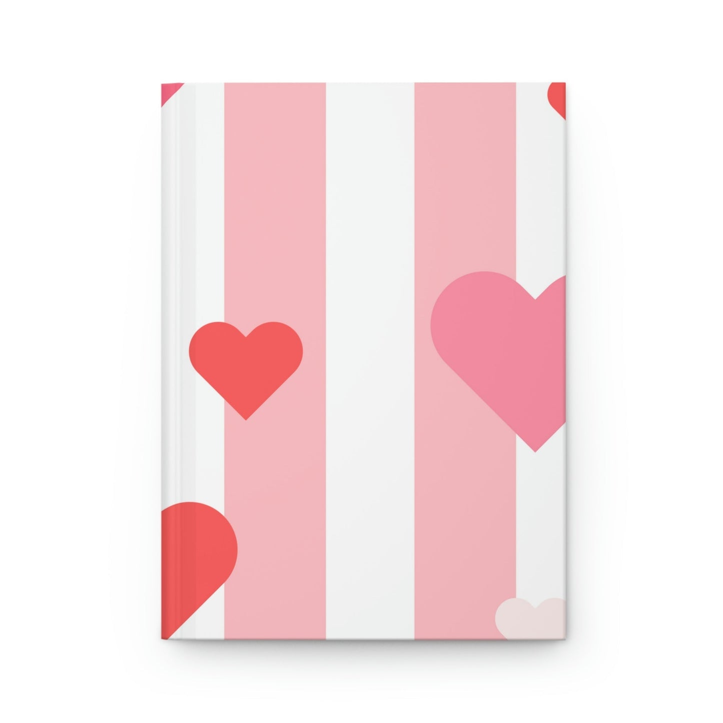 Hearts of Love Hardcover Matte Journal Paper products Pink Sweetheart