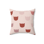 Here Kitty Kitty Square Pillow Home Decor Pink Sweetheart