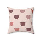 Here Kitty Kitty Square Pillow Home Decor Pink Sweetheart