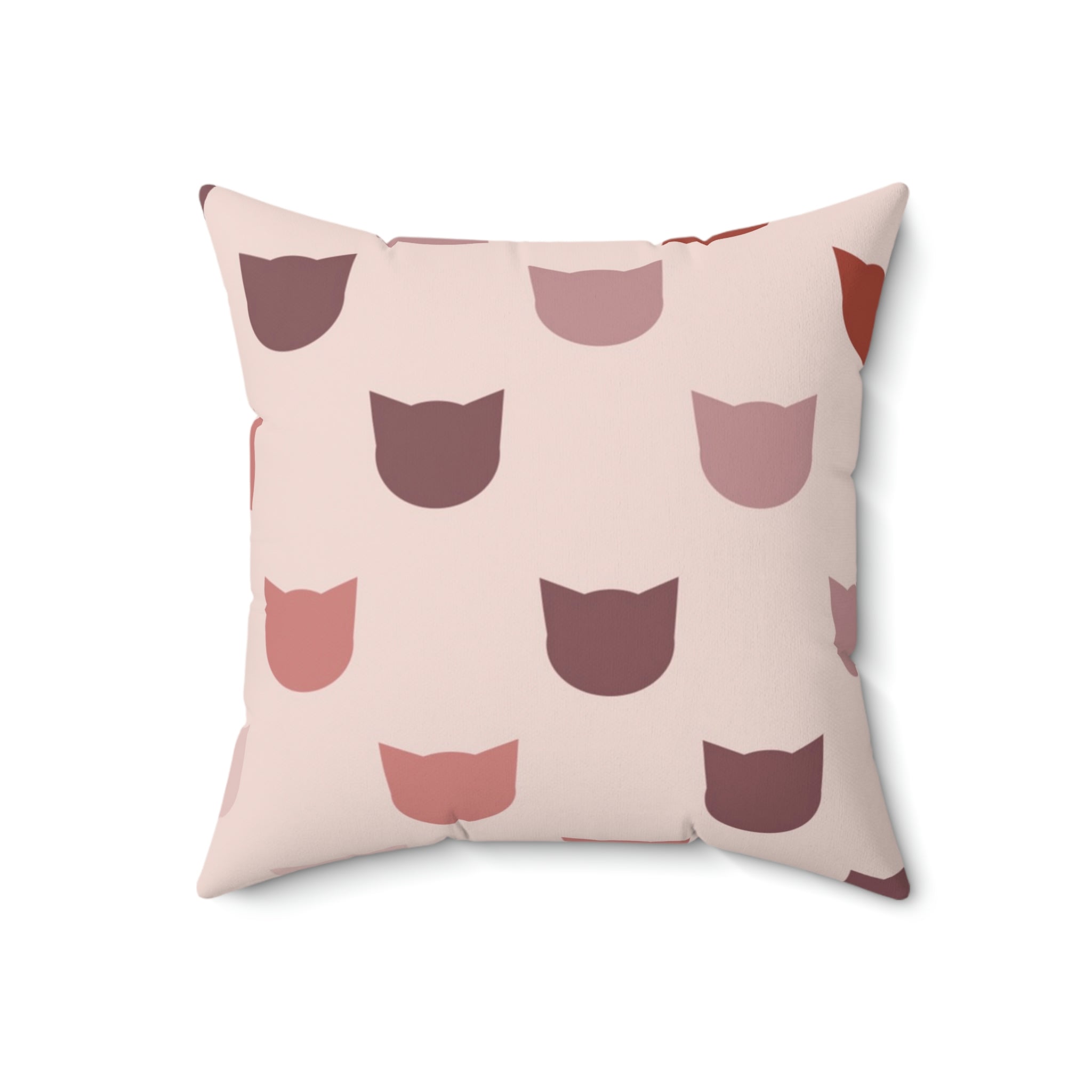 Here Kitty Kitty Square Pillow Home Decor Pink Sweetheart