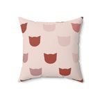 Here Kitty Kitty Square Pillow Home Decor Pink Sweetheart