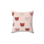 Here Kitty Kitty Square Pillow Home Decor Pink Sweetheart