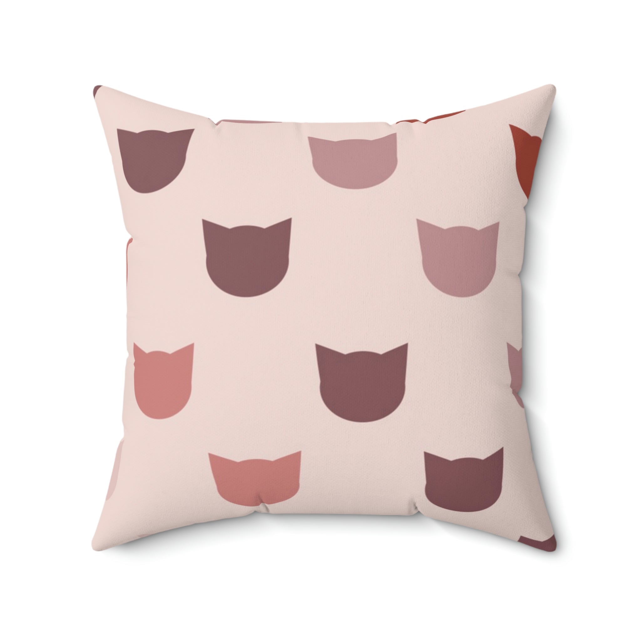 Here Kitty Kitty Square Pillow Home Decor Pink Sweetheart