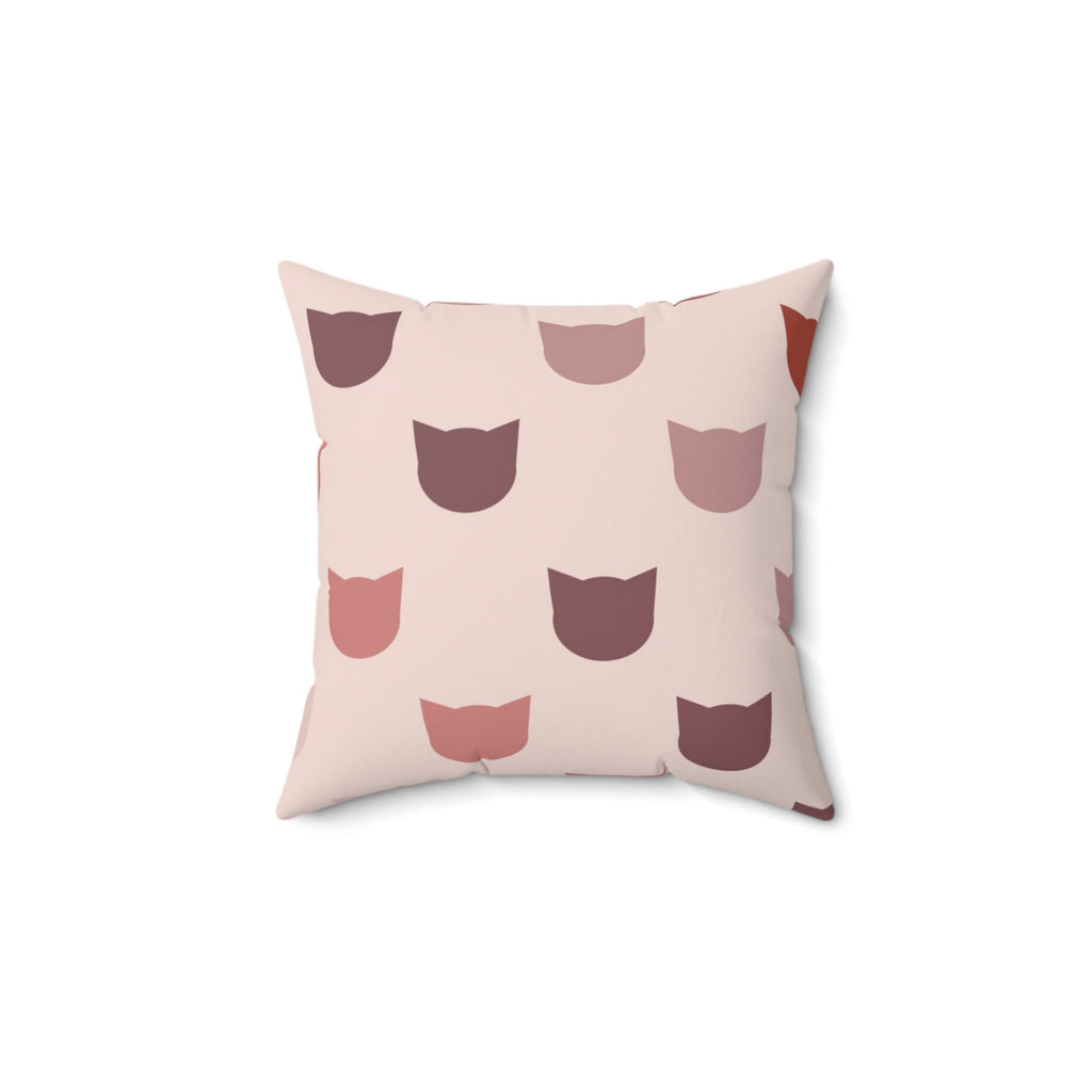 Here Kitty Kitty Square Pillow Home Decor Pink Sweetheart