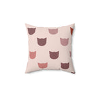 Here Kitty Kitty Square Pillow Home Decor Pink Sweetheart