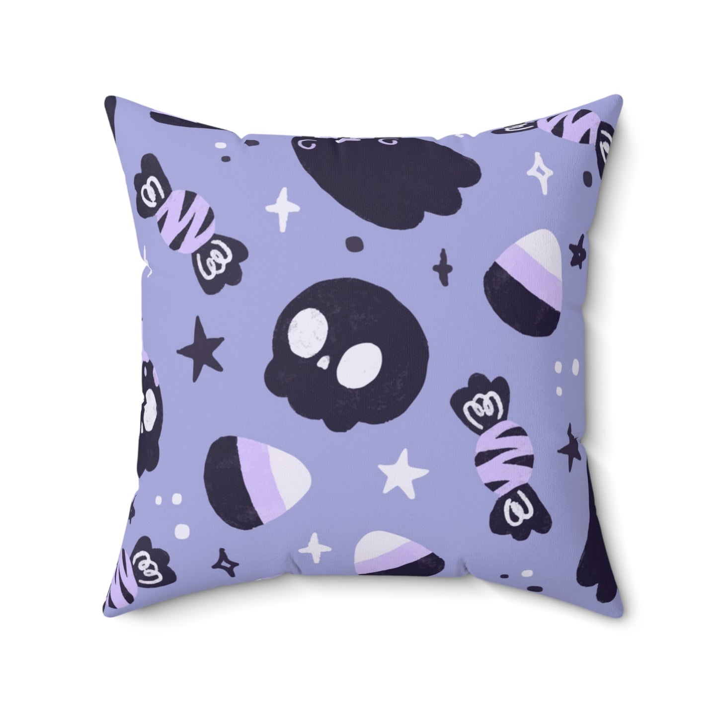 Holloween Fright Square Pillow Home Decor Pink Sweetheart
