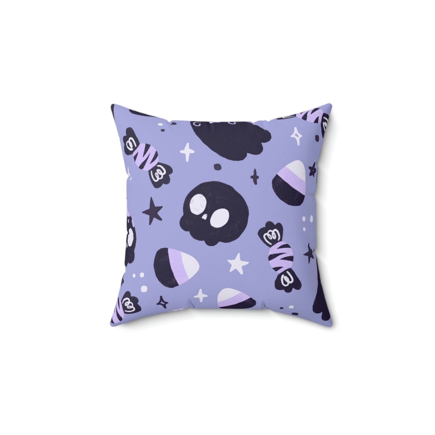 Holloween Fright Square Pillow Home Decor Pink Sweetheart