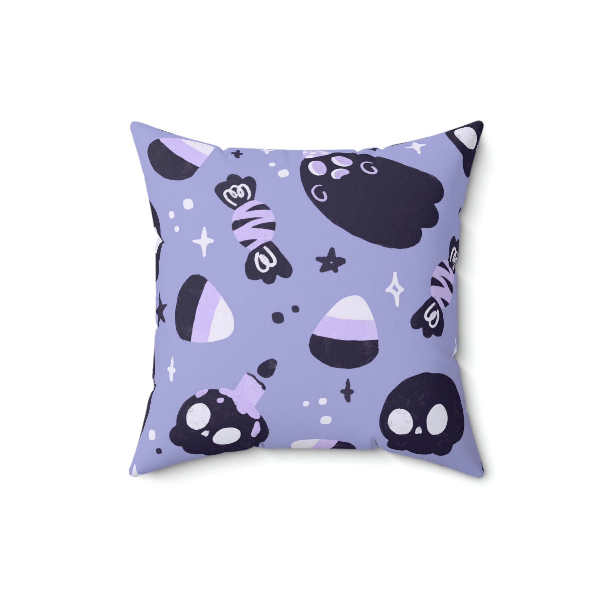 Holloween Fright Square Pillow Home Decor Pink Sweetheart