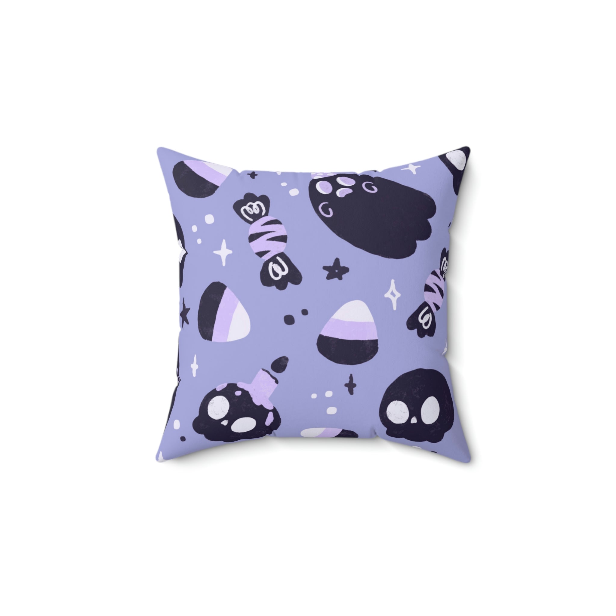 Holloween Fright Square Pillow Home Decor Pink Sweetheart