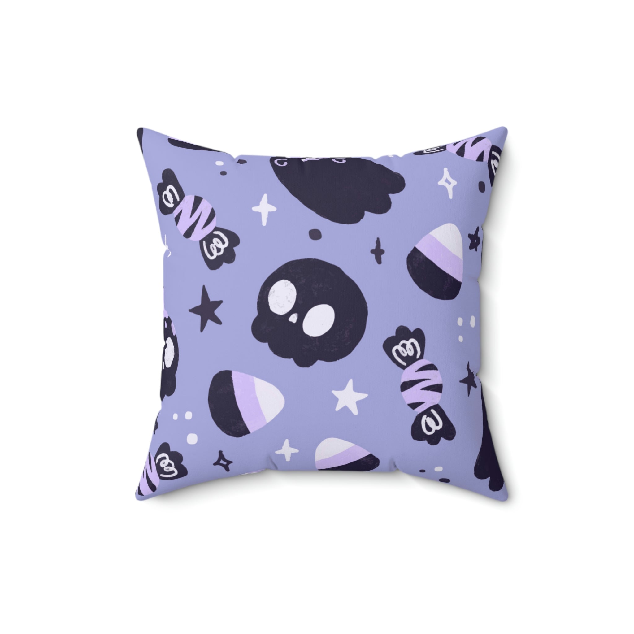 Holloween Fright Square Pillow Home Decor Pink Sweetheart