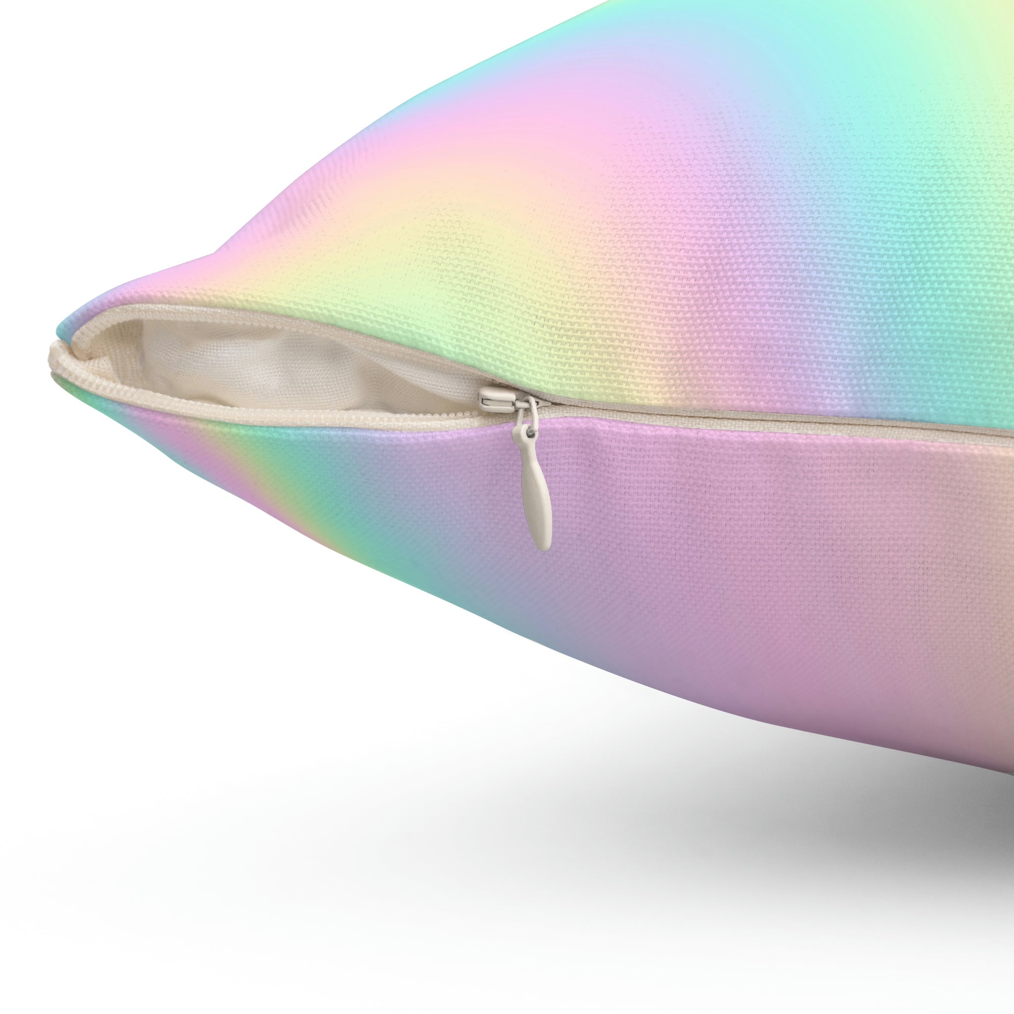 Holo Prism Square Pillow Home Decor Pink Sweetheart