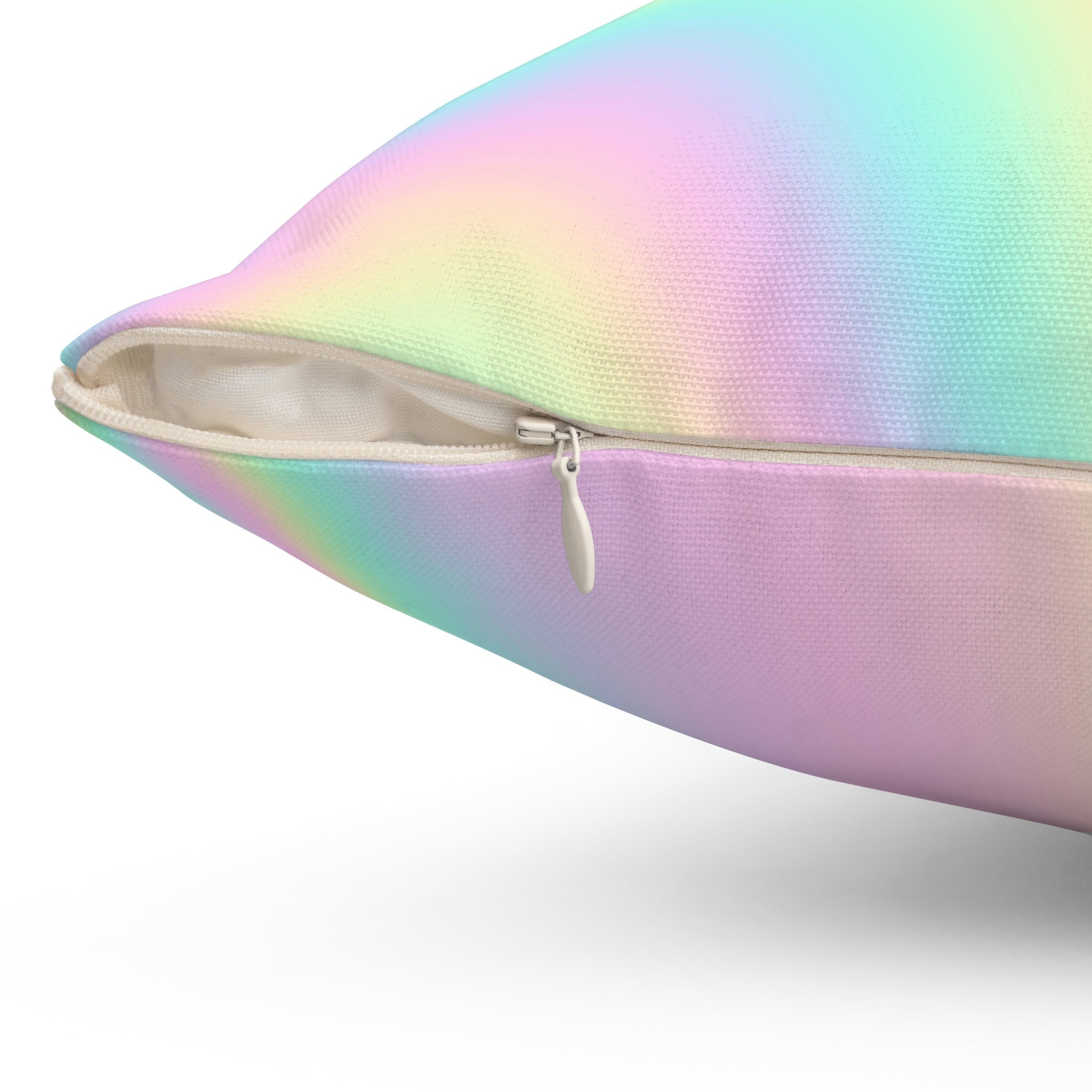 Holo Prism Square Pillow Home Decor Pink Sweetheart