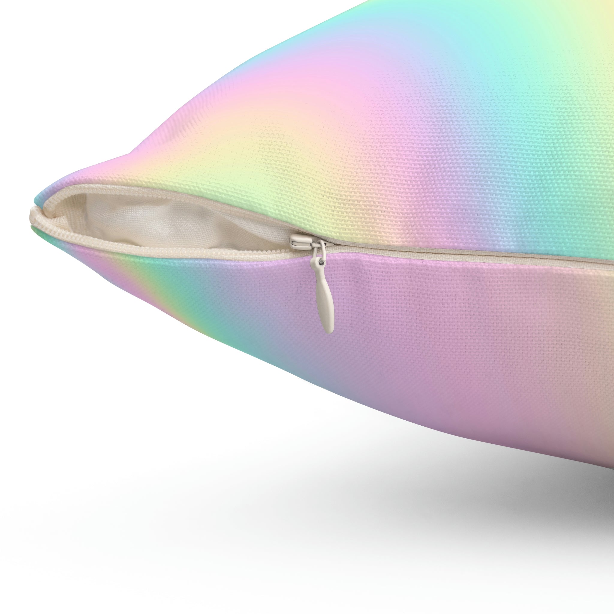 Holo Prism Square Pillow Home Decor Pink Sweetheart