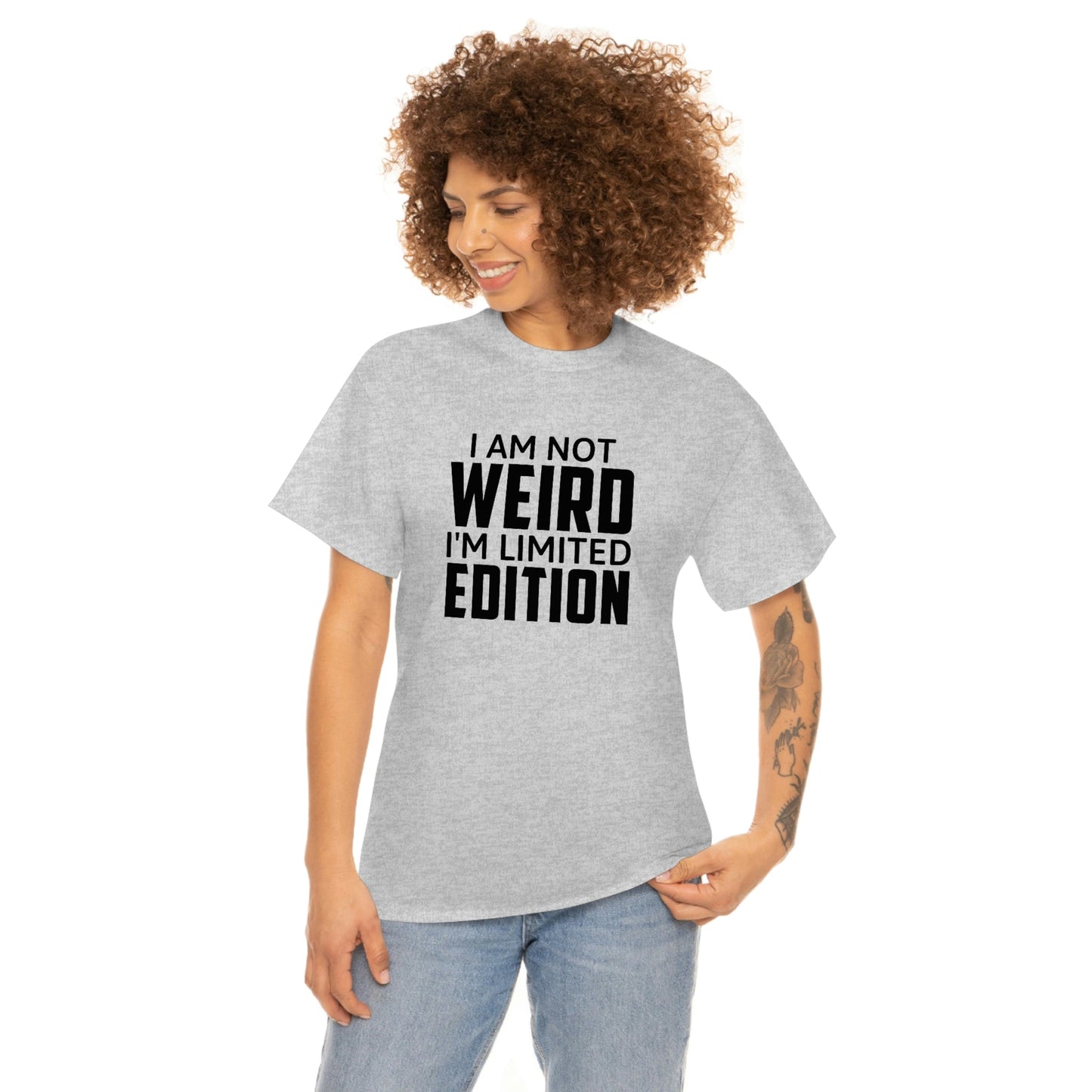 I am Not Weird Cotton Tee T-Shirt Pink Sweetheart