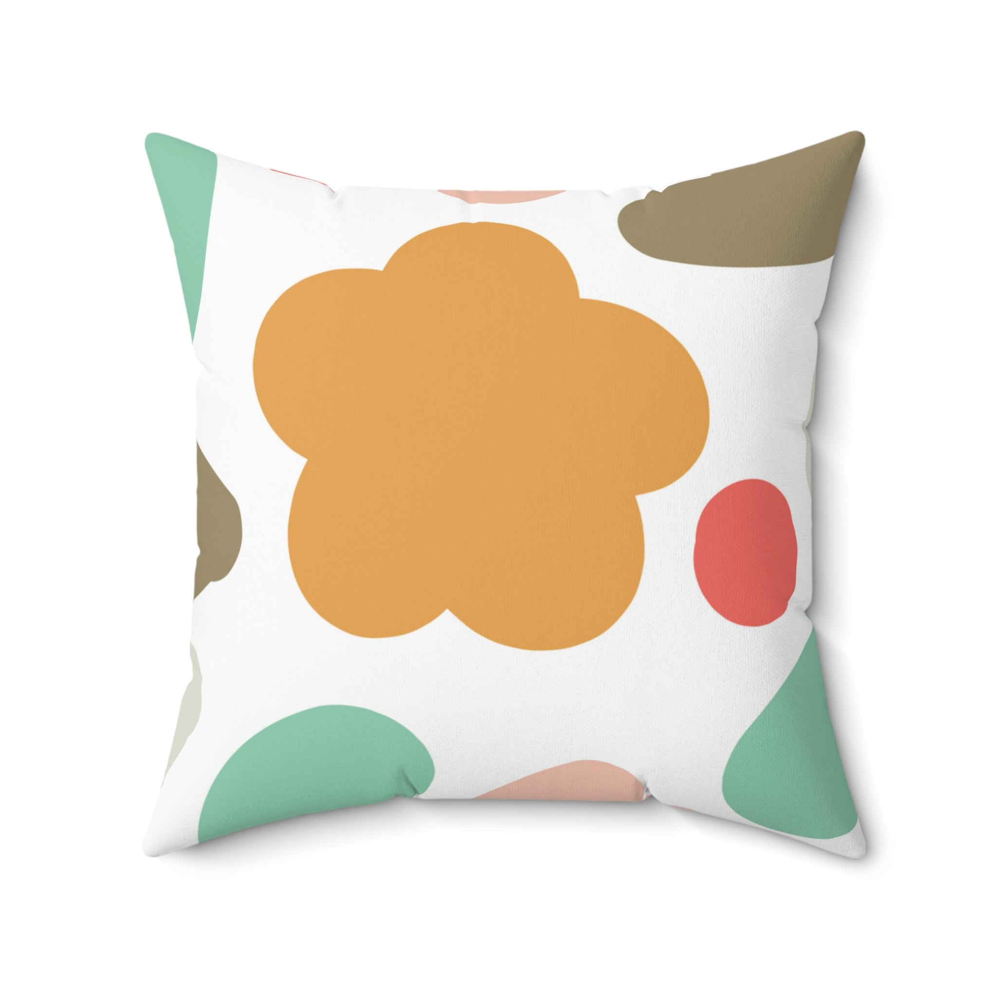 Imagine a Garden Like Hers Square Pillow Home Decor Pink Sweetheart