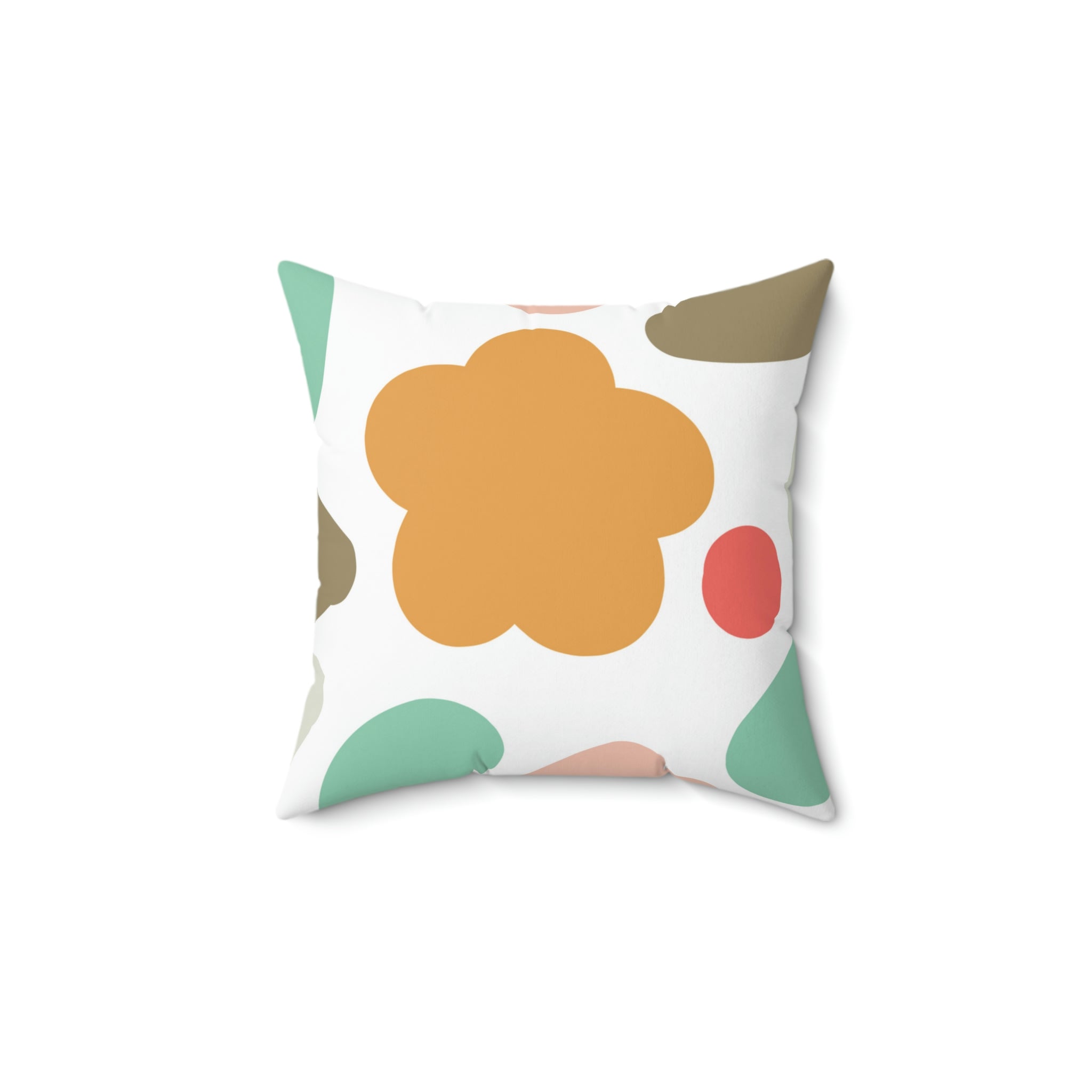 Imagine a Garden Like Hers Square Pillow Home Decor Pink Sweetheart