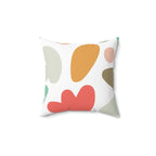 Imagine a Garden Like Hers Square Pillow Home Decor Pink Sweetheart