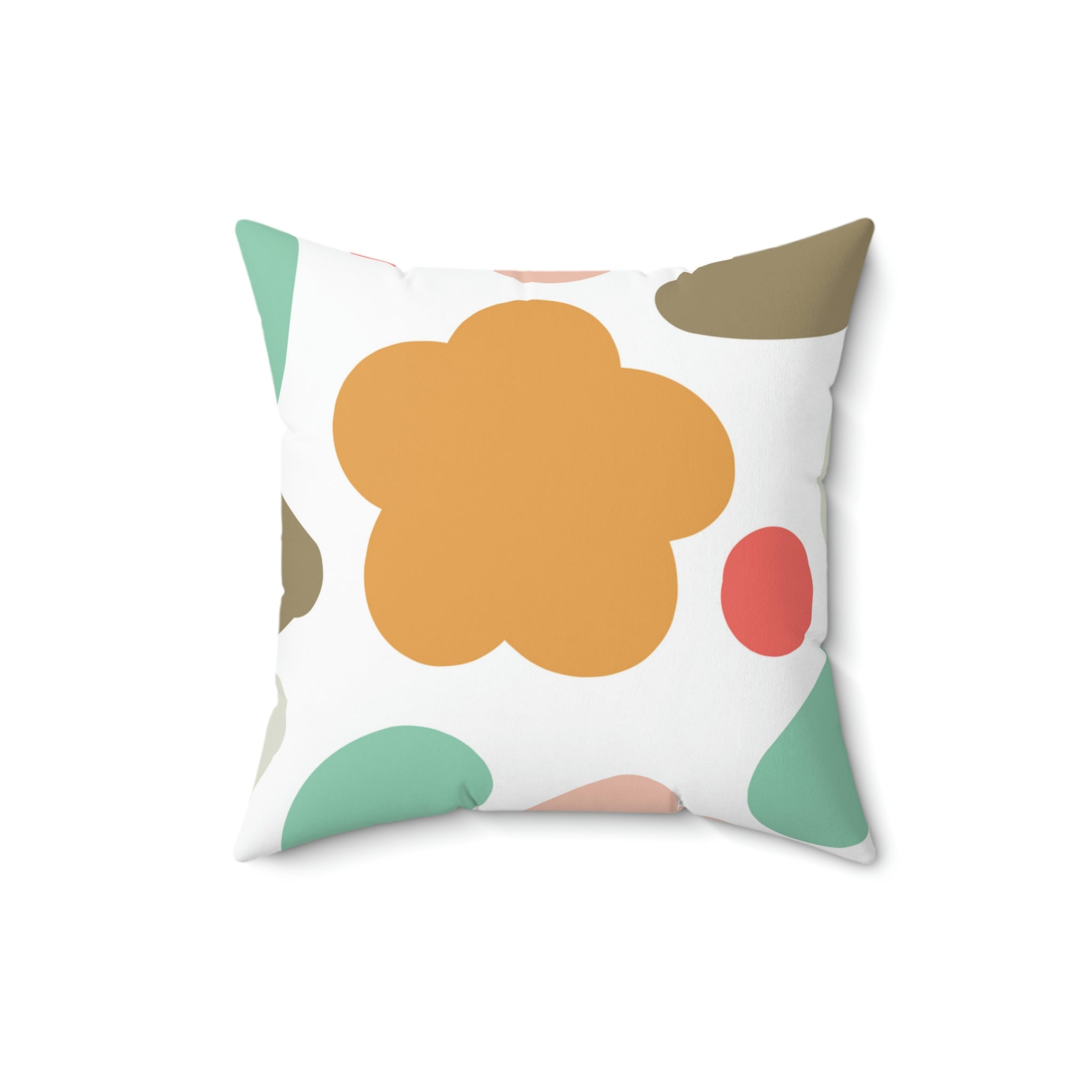 Imagine a Garden Like Hers Square Pillow Home Decor Pink Sweetheart
