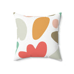 Imagine a Garden Like Hers Square Pillow Home Decor Pink Sweetheart