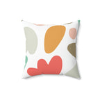 Imagine a Garden Like Hers Square Pillow Home Decor Pink Sweetheart