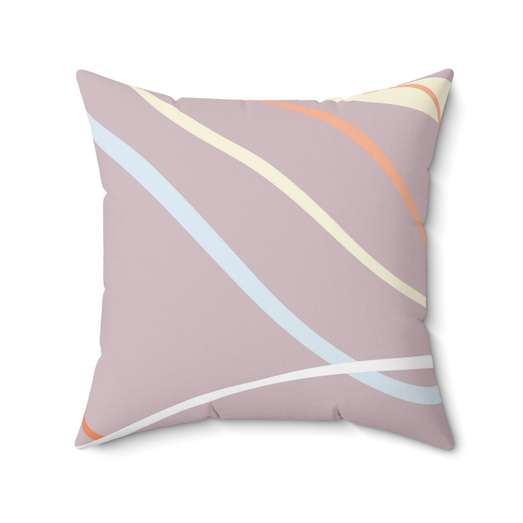 Inside the Lines Square Pillow Home Decor Pink Sweetheart