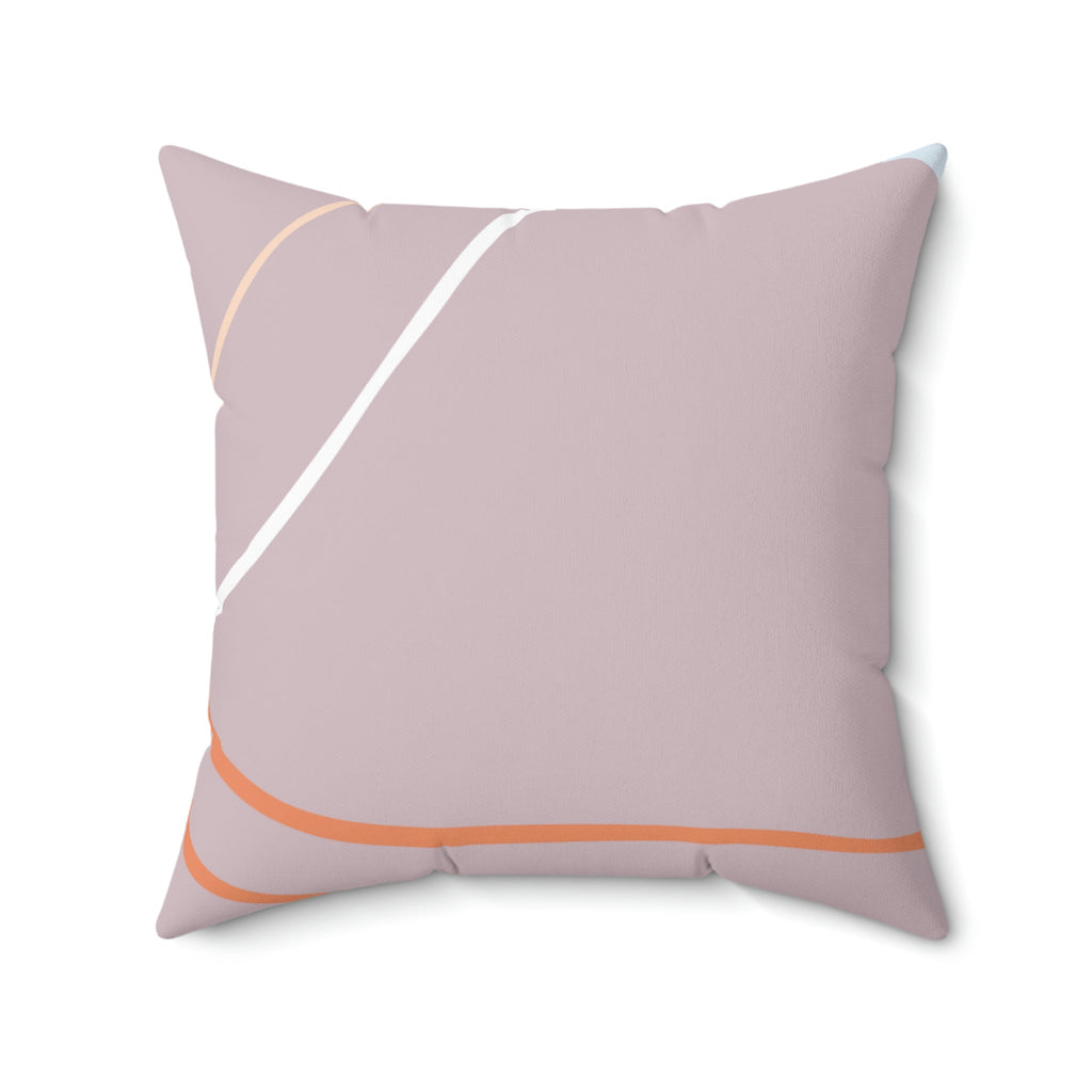 Inside the Lines Square Pillow Home Decor Pink Sweetheart