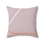 Inside the Lines Square Pillow Home Decor Pink Sweetheart