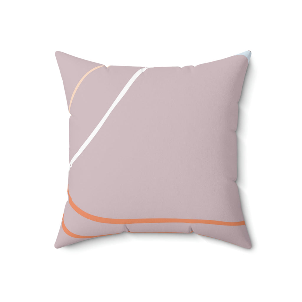Inside the Lines Square Pillow Home Decor Pink Sweetheart