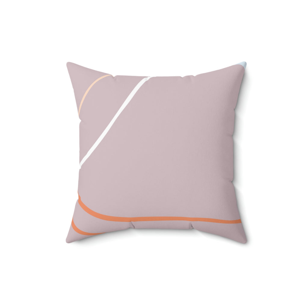 Inside the Lines Square Pillow Home Decor Pink Sweetheart