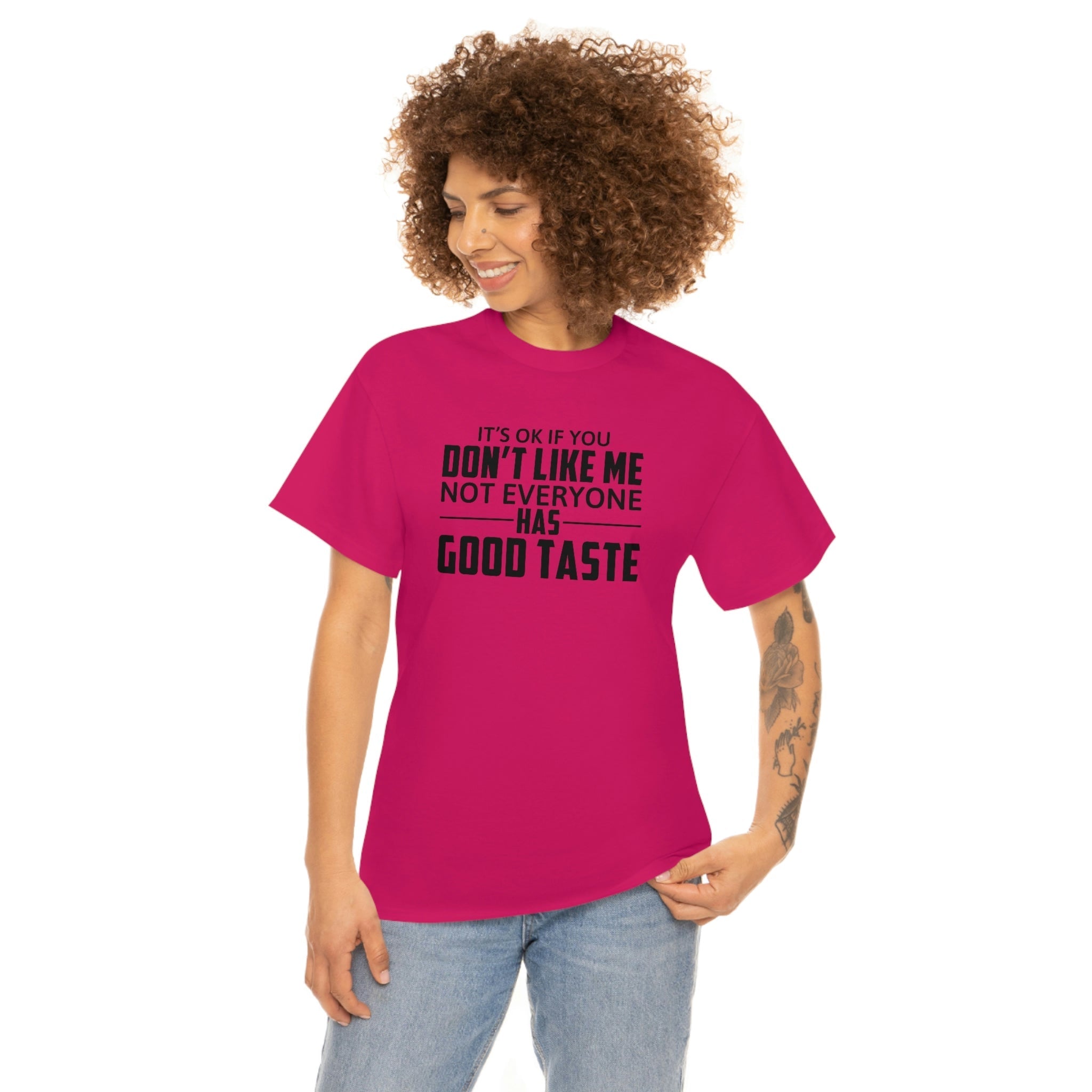 It's Ok If You Don't Like Me Cotton Tee T-Shirt Pink Sweetheart