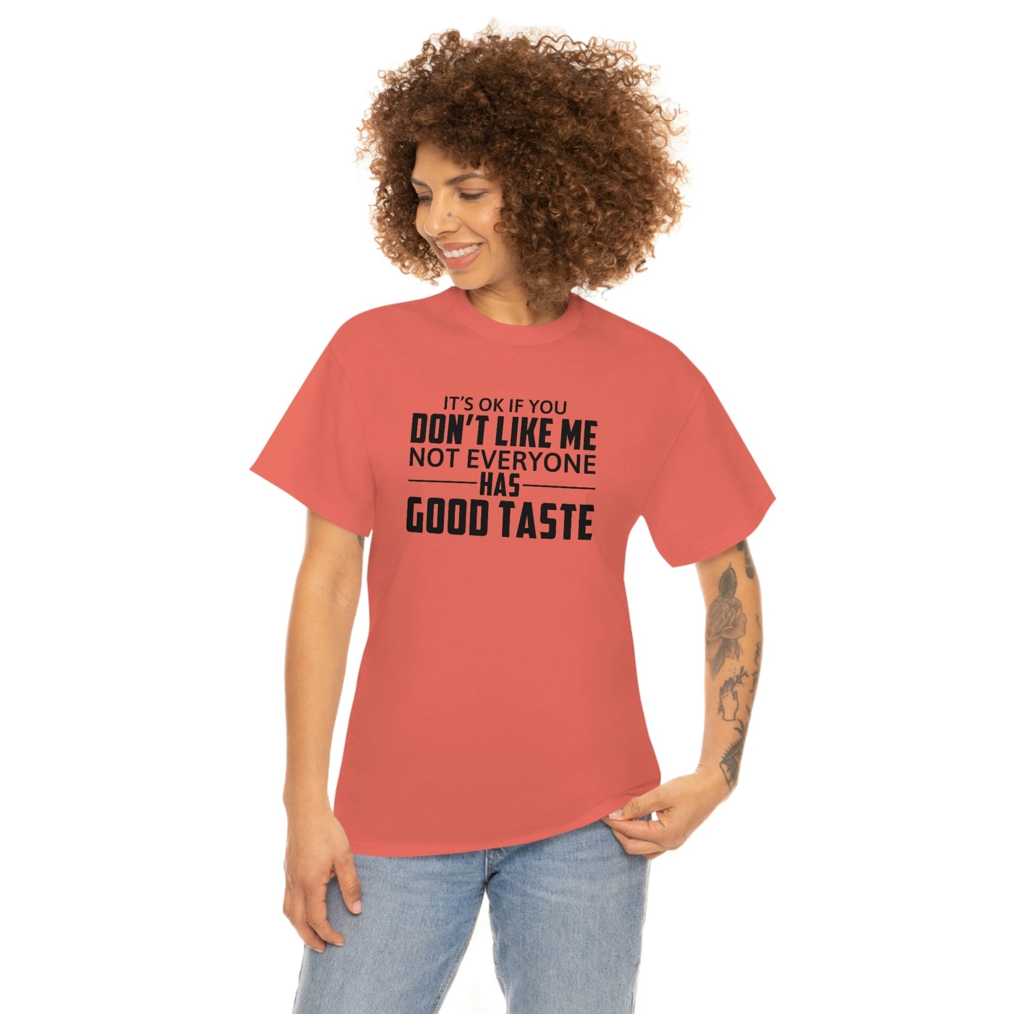 It's Ok If You Don't Like Me Cotton Tee T-Shirt Pink Sweetheart