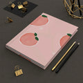 Just Peachy Hardcover Matte Journal - Pink Sweetheart