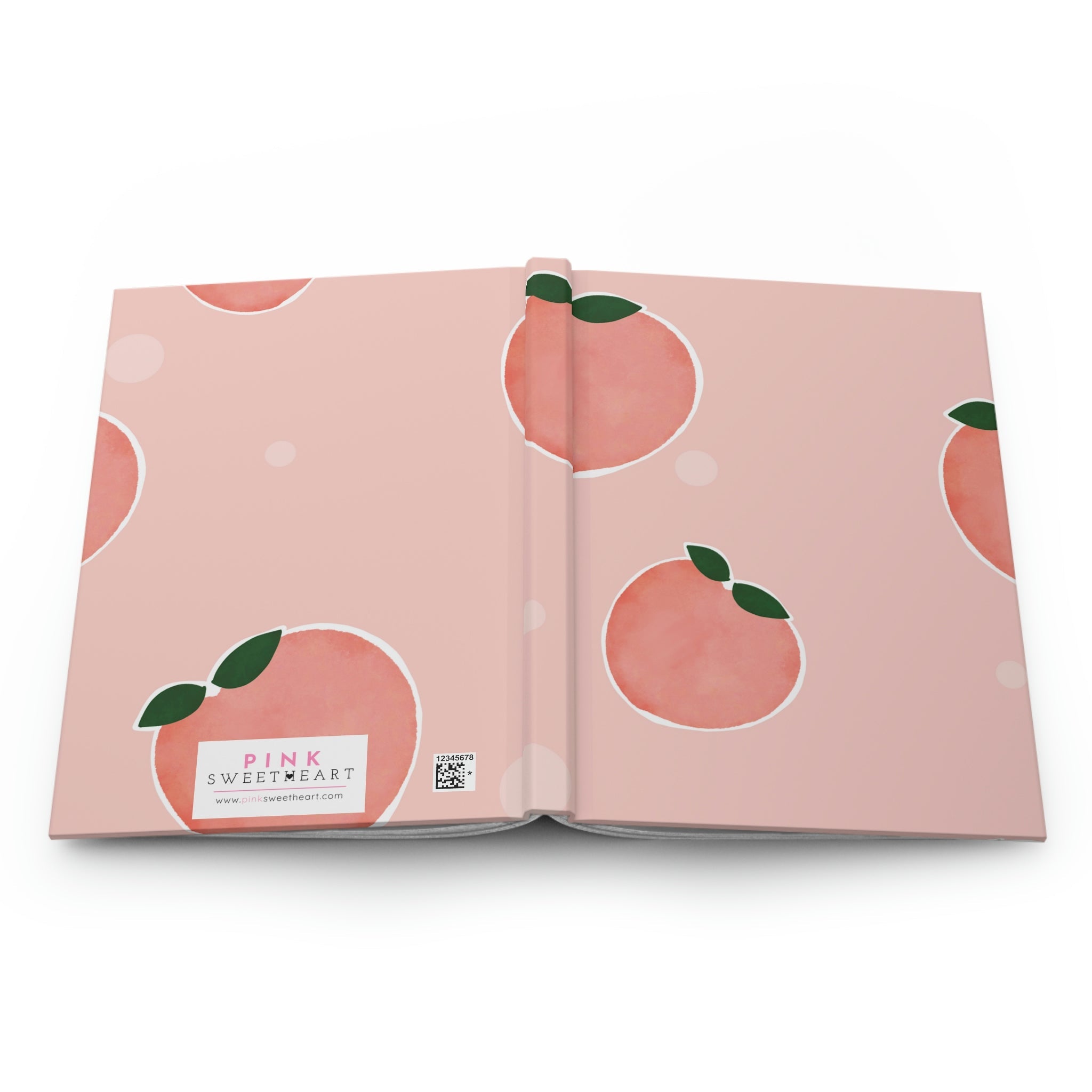 Just Peachy Hardcover Matte Journal Paper products Pink Sweetheart