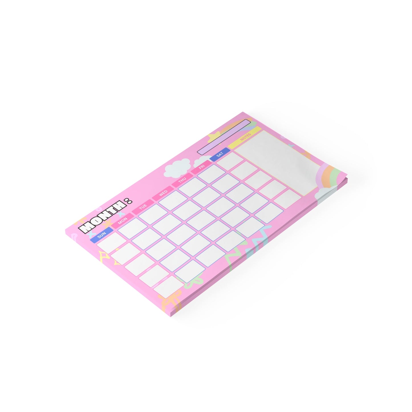 Kawaii Dreams Calendar Post-it® Note Pad Paper products Pink Sweetheart