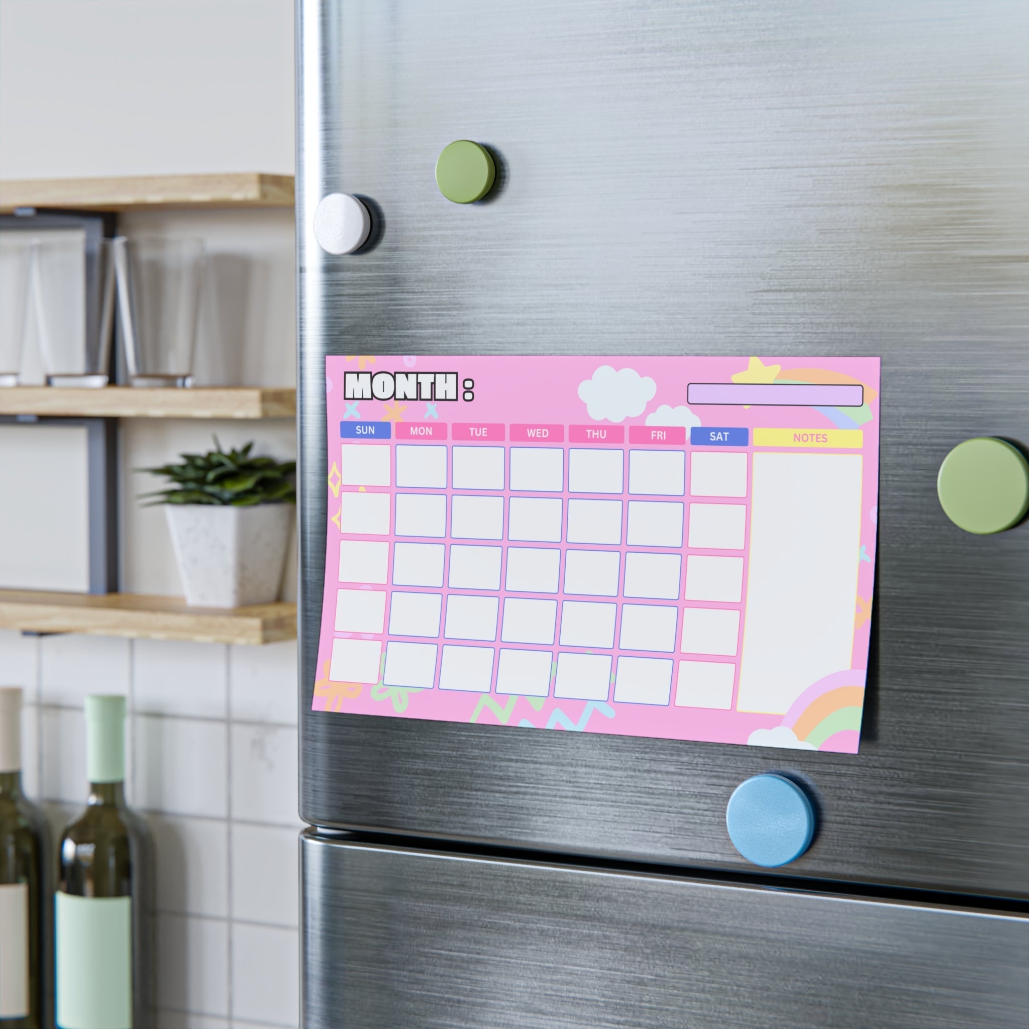 Kawaii Dreams Calendar Post-it® Note Pad Paper products Pink Sweetheart