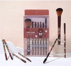 Kawaii Line Friends Makeup Brush Set Pink Sweetheart