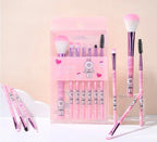 Kawaii Line Friends Makeup Brush Set Pink Sweetheart