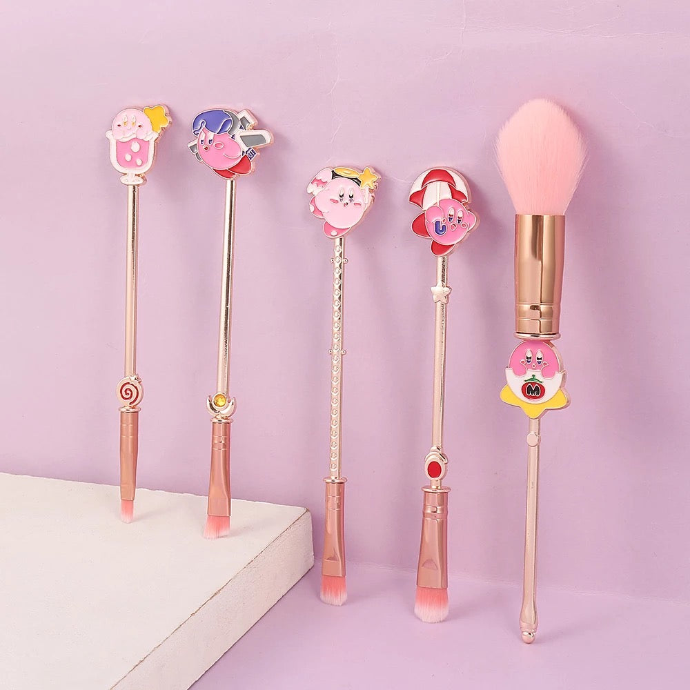 Kirby Rose Gold Makeup Brush Set  Pink Sweetheart