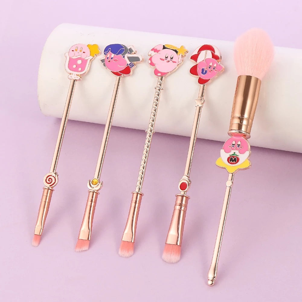 Kirby Rose Gold Makeup Brush Set  Pink Sweetheart