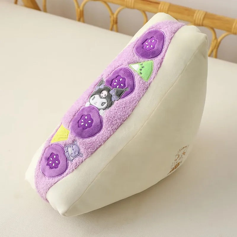 Kuromi Fruit Sandwich Pillow Cushion Home Decor Pink Sweetheart