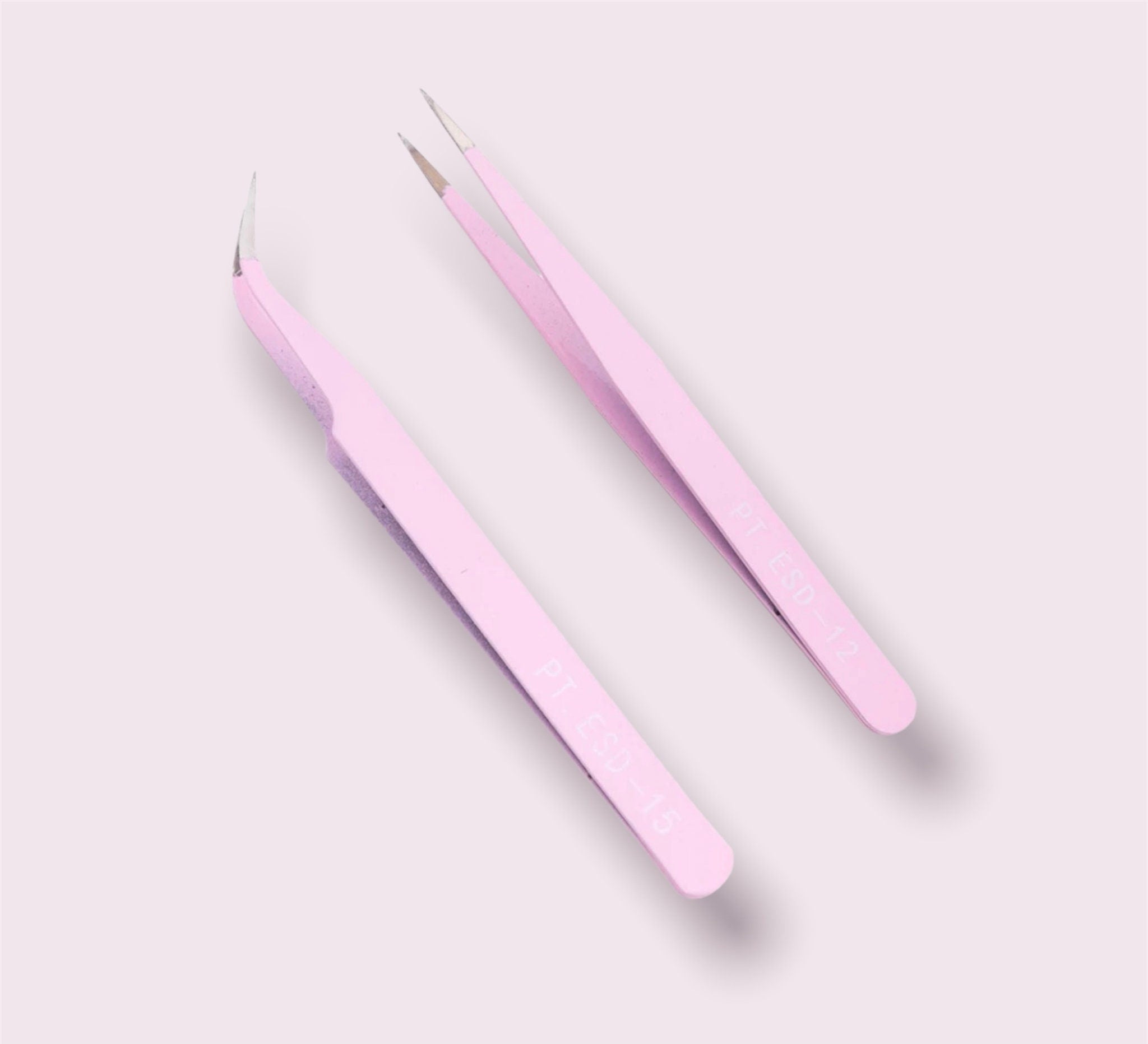 Lash Application Tweezers Pink Sweetheart