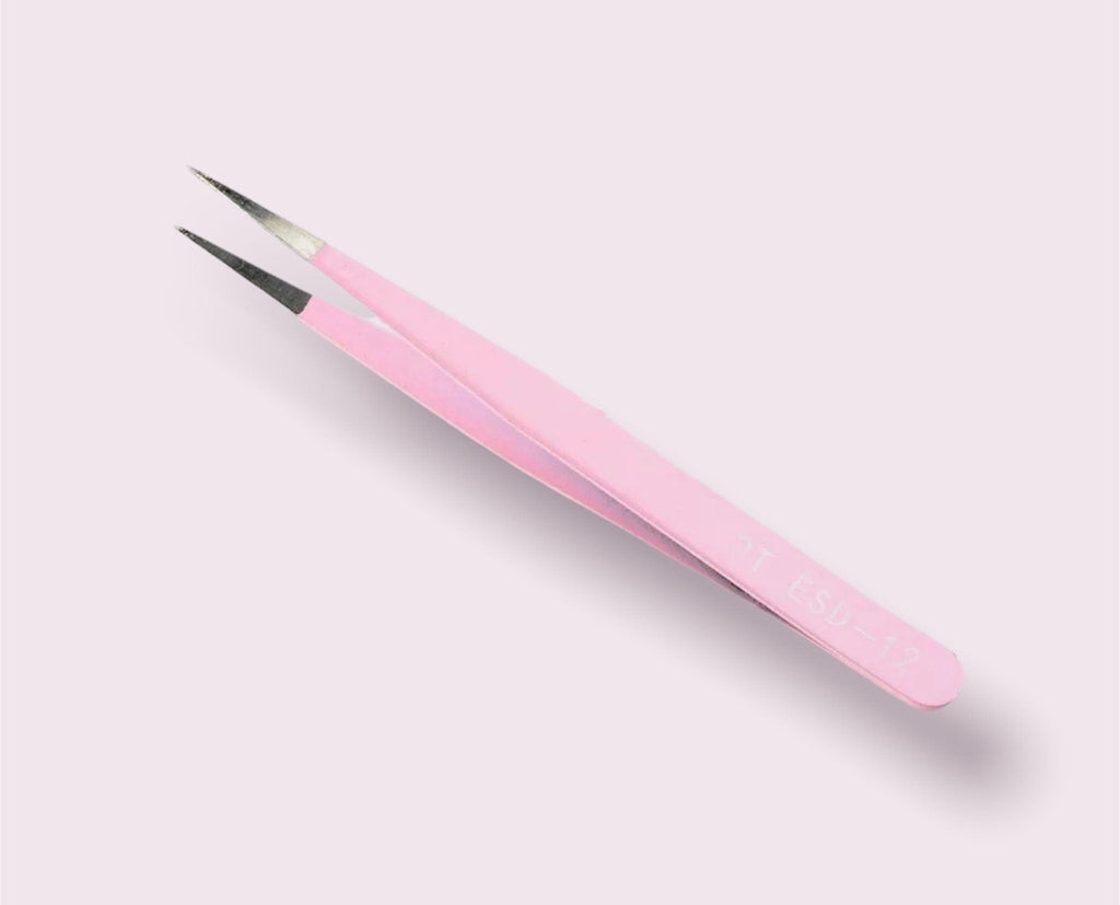 Lash Application Tweezers Tweezers Pink Sweetheart