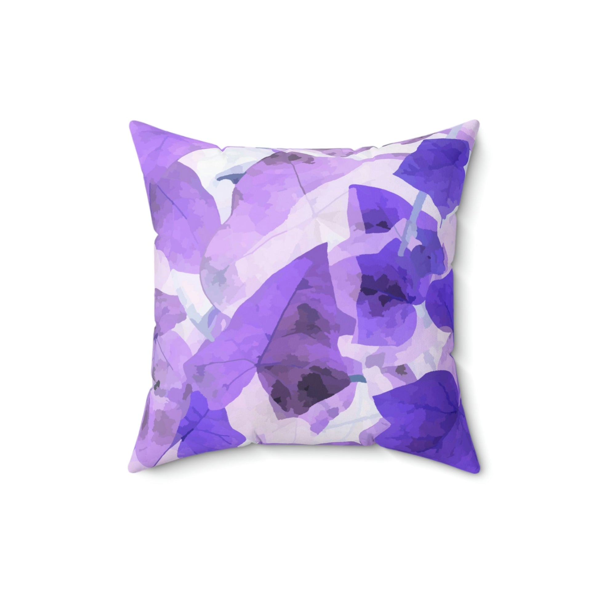 Lavender Leaf Square Pillow Home Decor Pink Sweetheart